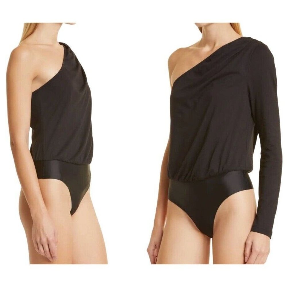 CAMI NYC - Andres One-Shoulder Jersey Bodysuit - Size S (Pre-owned Good) 0017